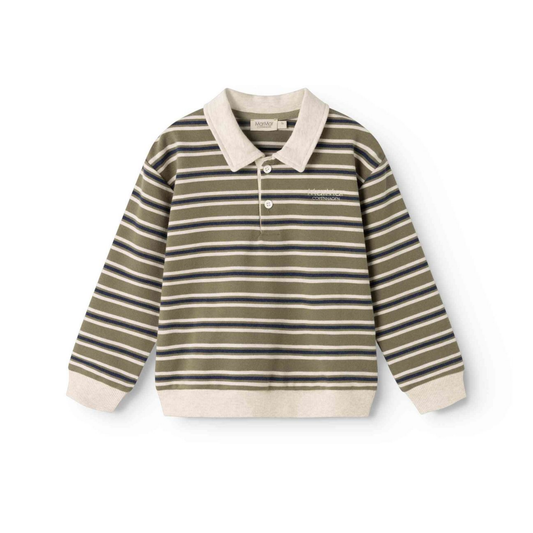 Marmar Seaweed Thanos Long Sleeve Polo Sweatshirt