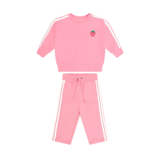 Huxbaby Flamingo Strawberry Pants Set
