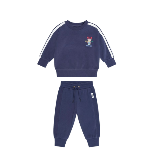 Huxbaby Ink Hux Sport Stripe Pants Set