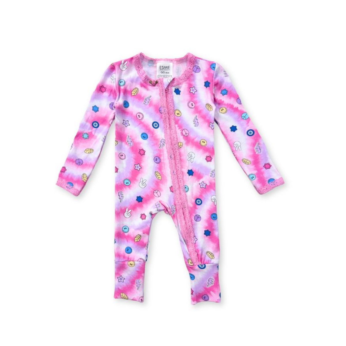 Esme Blue Challah Footie