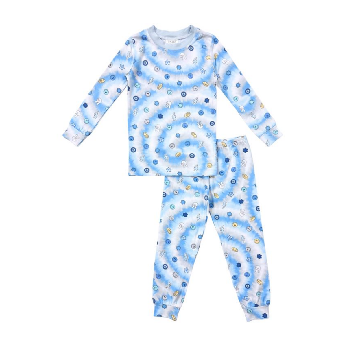 Esme Blue Challah Long Sleeve Pajama