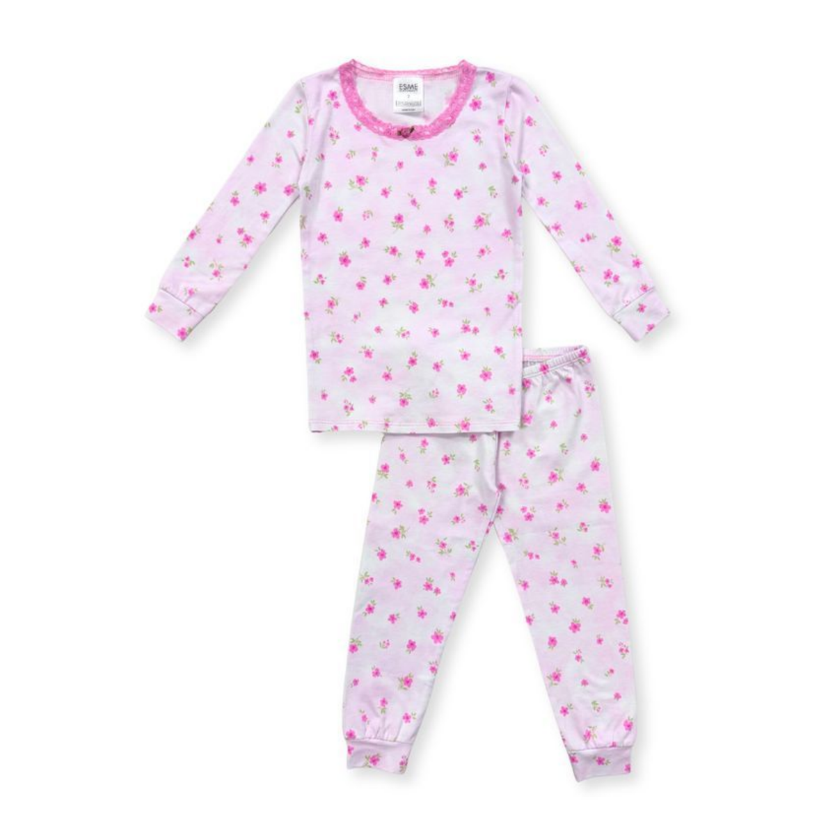 Esme Pink Rosie Long Sleeve Pajama