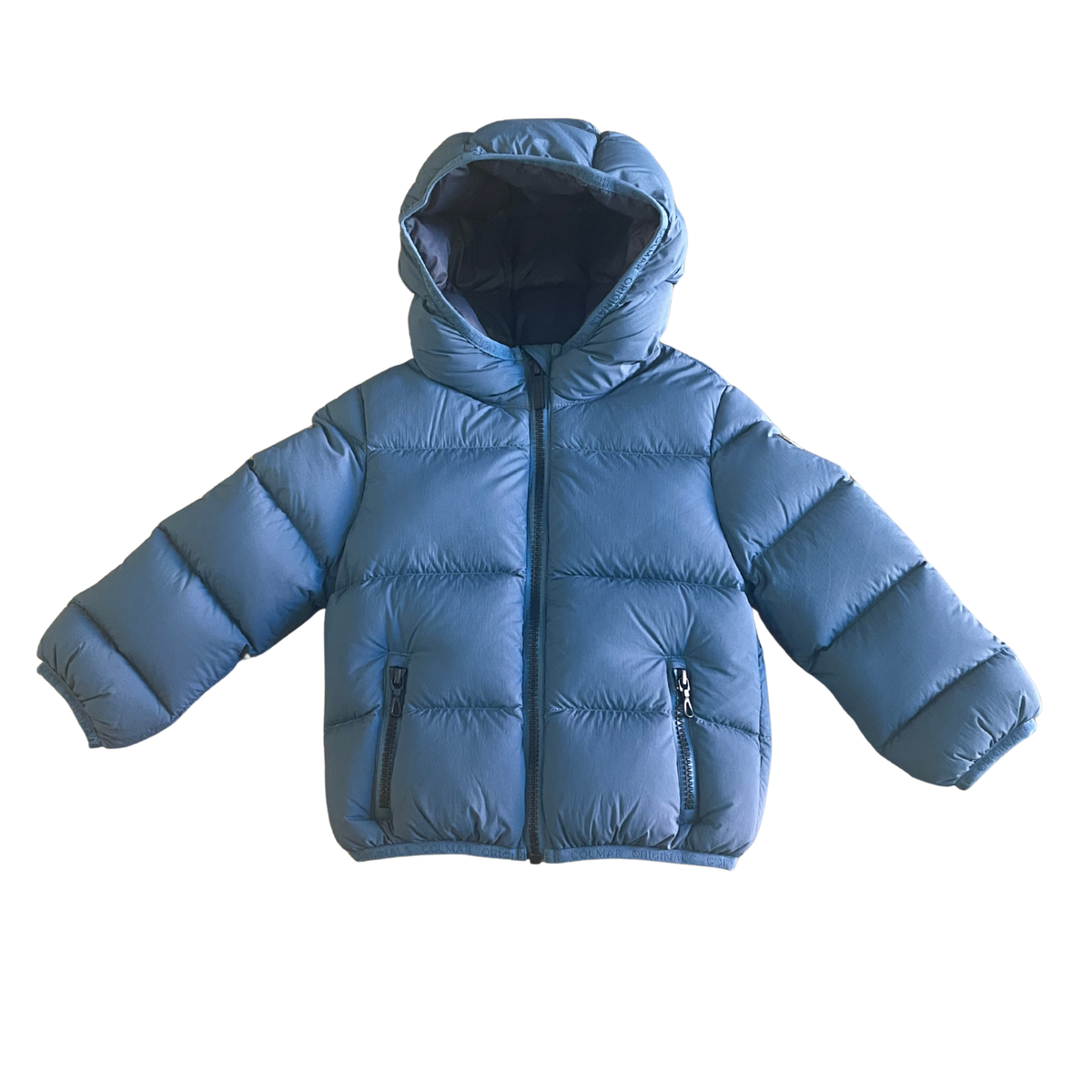Colmar Satellite-Navy Blue Quilted Padded Long Sleeve Hoodie Jacket