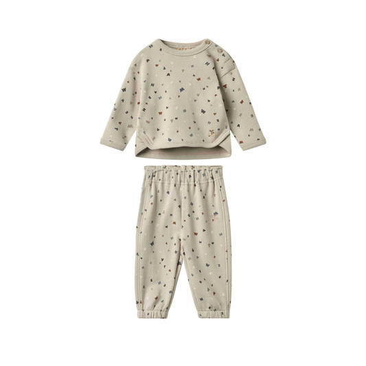 Wheat Grey Moon Emery Long Sleeve Set