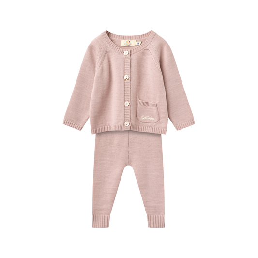 Copenhagen Colors Soft Pink Classic Merino Pants Set