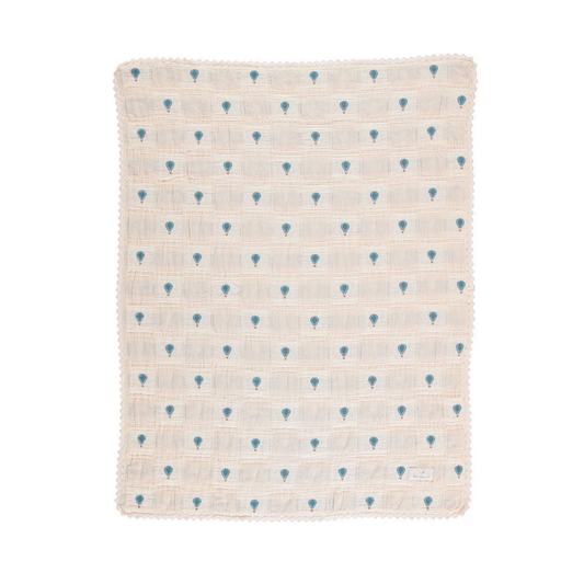 Bebe Organic Sand Patchwork Balloon Blanket