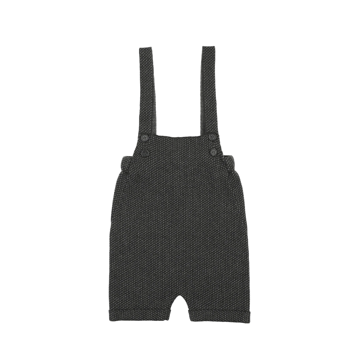 Sweet Threads Grey Monochrome Knit Romper