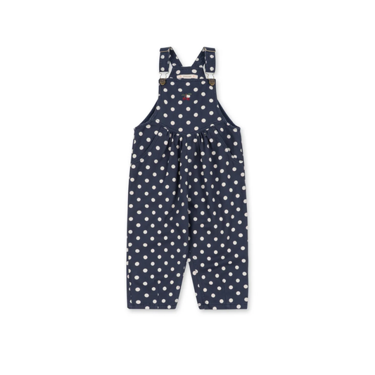 Konges Slojd Navy Nola Dot Sleeveless Romper