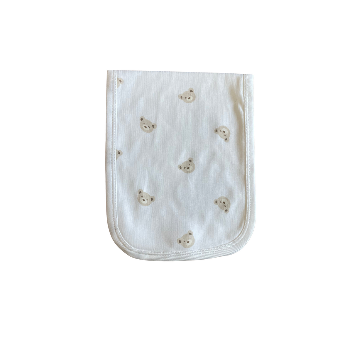 Coton Pompom Ivory Teddy-Burpie