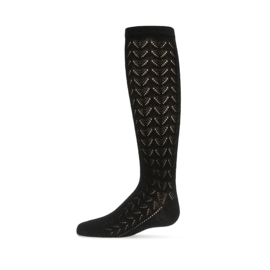 Memoi Pelerine Cotton Blend Knee High Socks