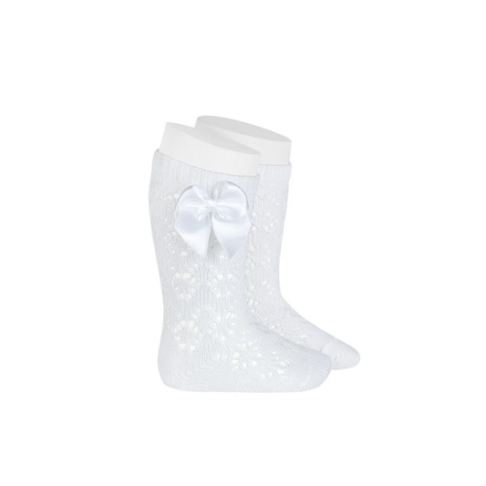 Condor Pattern Crochet Knee W/Bow