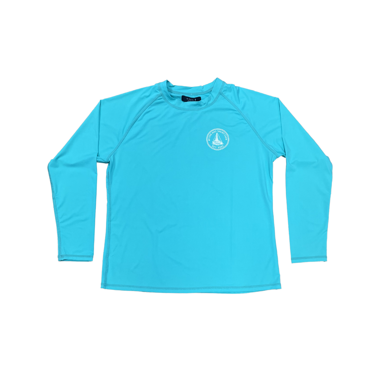 By The Wai Mint Yacht Club Rashguard Swimwear Top