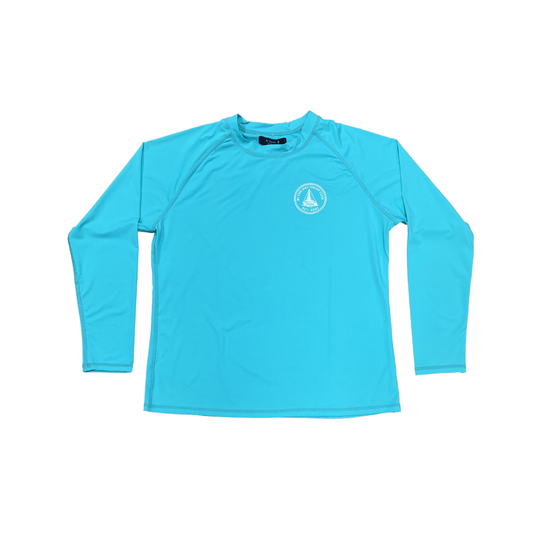By The Wai Mint Yacht Club Rashguard Swimwear Top