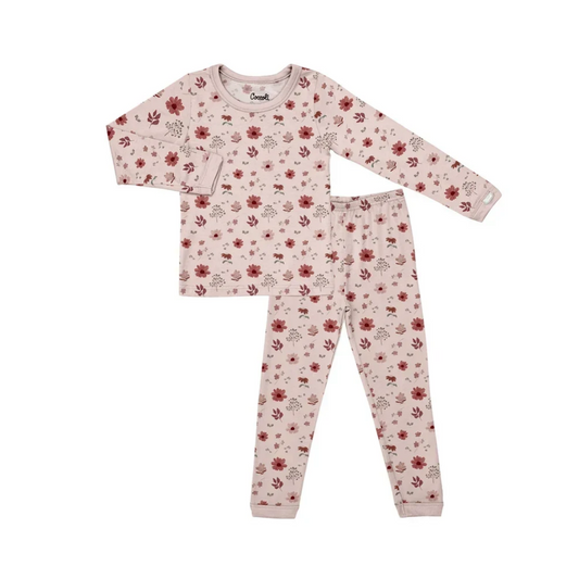 Coccoli Rosewater Floral Modal Long Sleeve Pajama