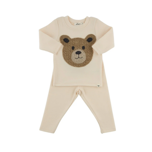 Oh Baby! Sugar Cookie Teddy Bear Face Cable Set