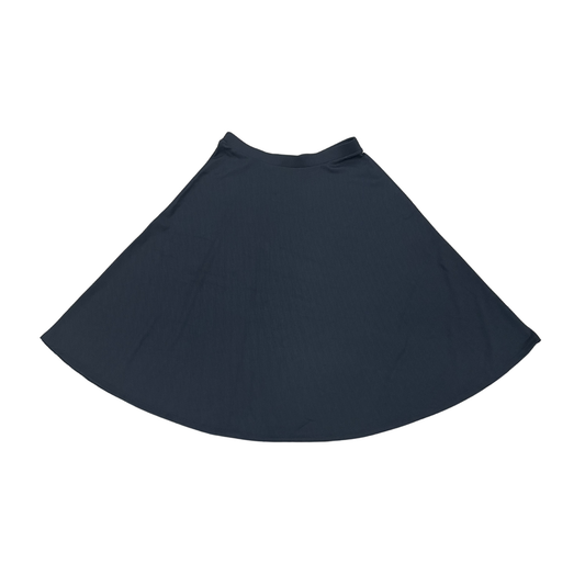 By The Wai Black 26 inch Ribbed Flare Swimwear Skirt