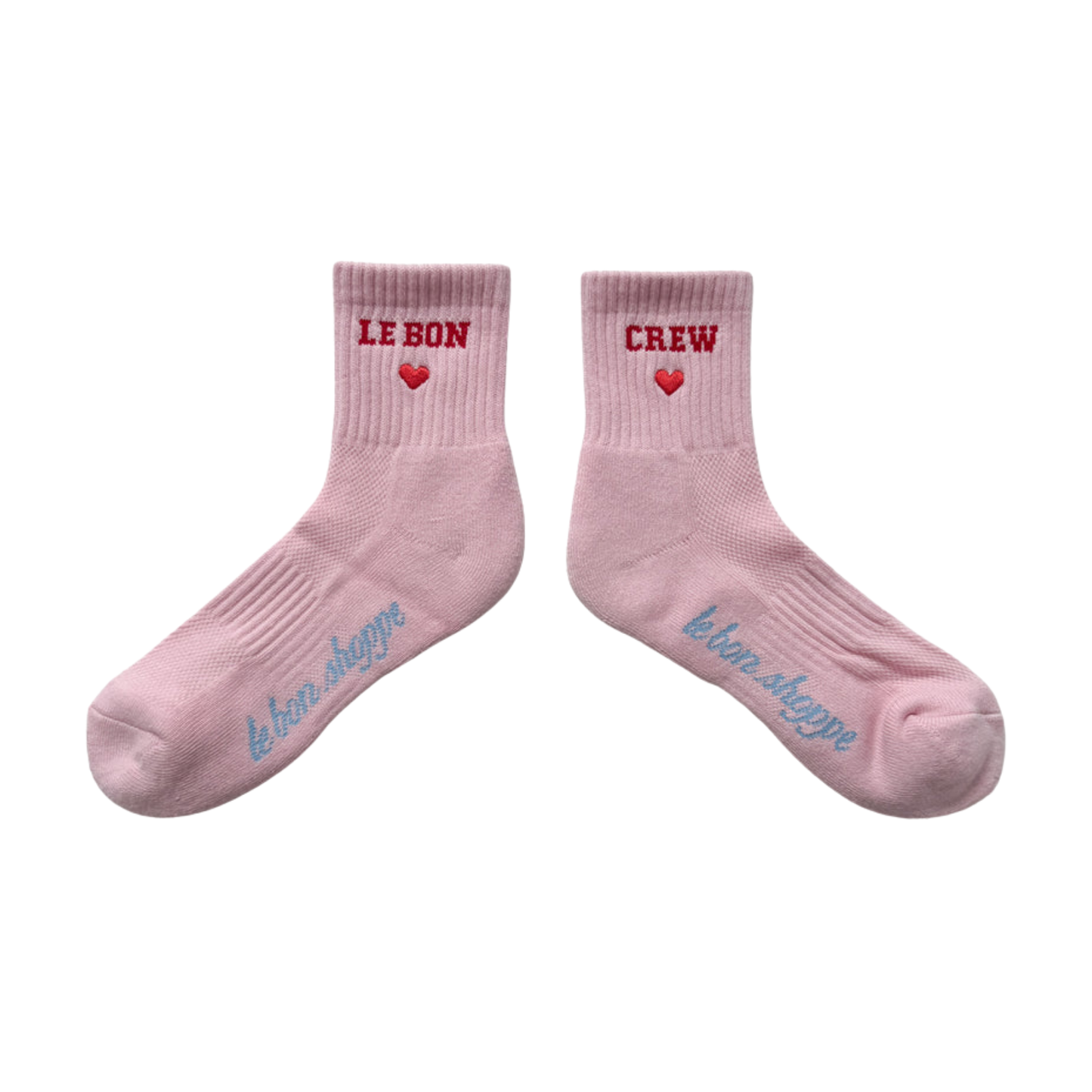 Le Bon Shoppe Embroidered Crew Socks