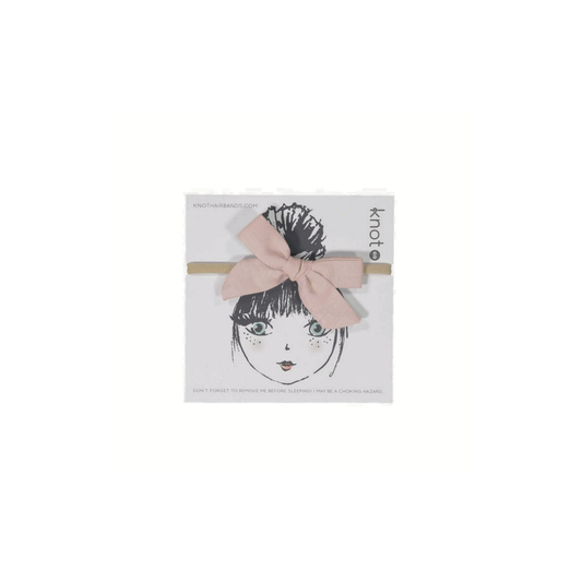 Knot Blush Bloom Bow Band