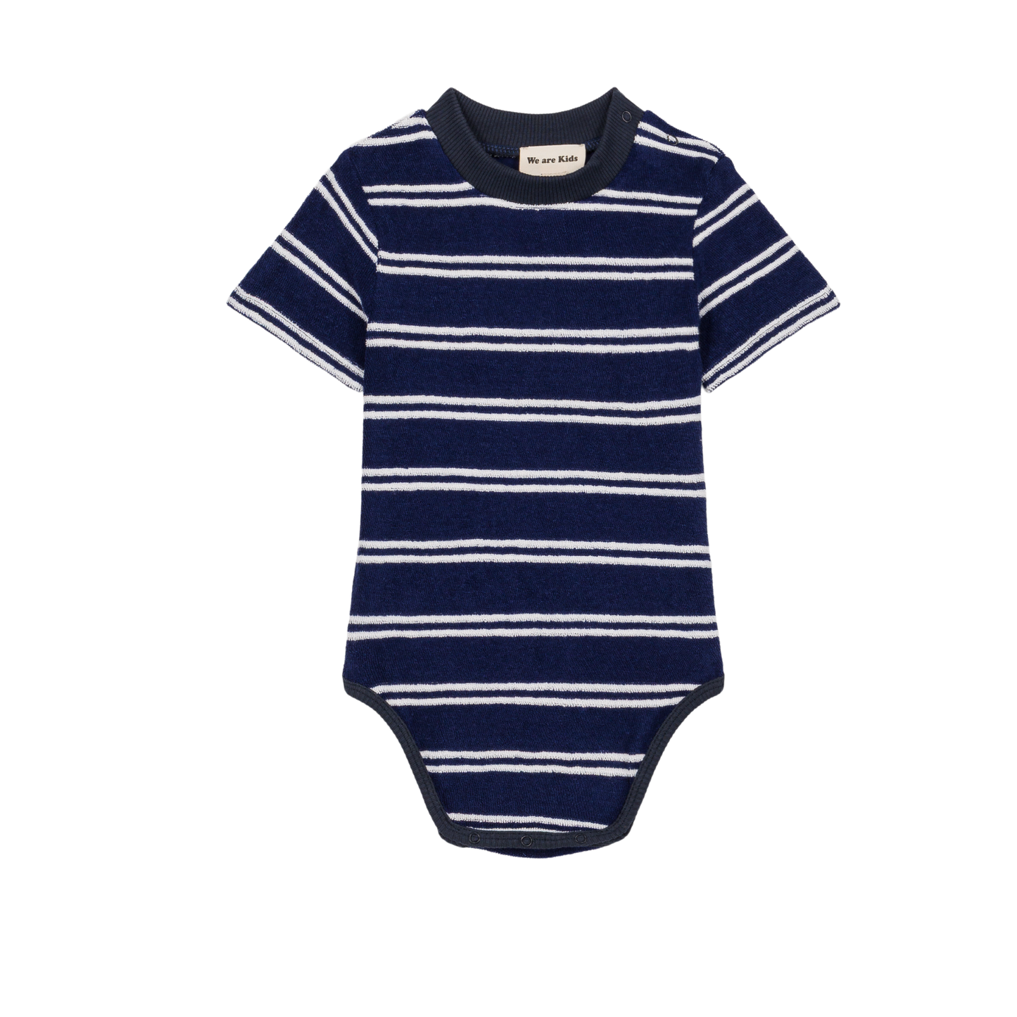 We Are Kids Navy Tom Stripes Romper