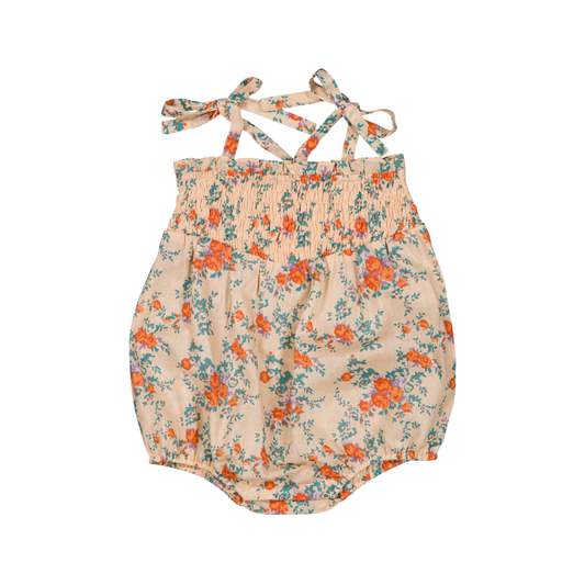 Louis Louise Nude/Orange Ava Romper