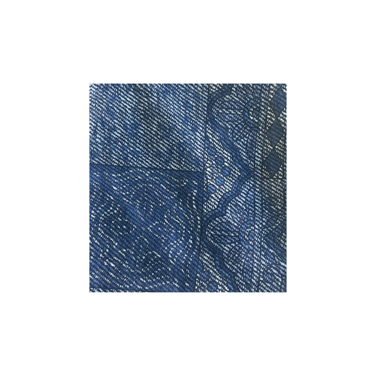 Tal Navy Tapestry Headscarf