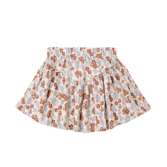 Rylee+Cru Natural Americana Floral Short Skirt