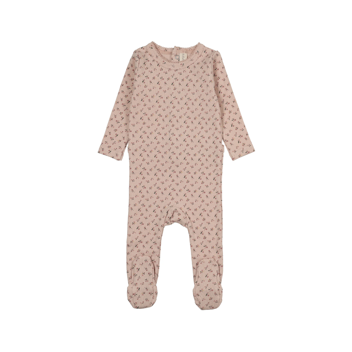 Lilette Pale Pink Cherry Blossom Footie