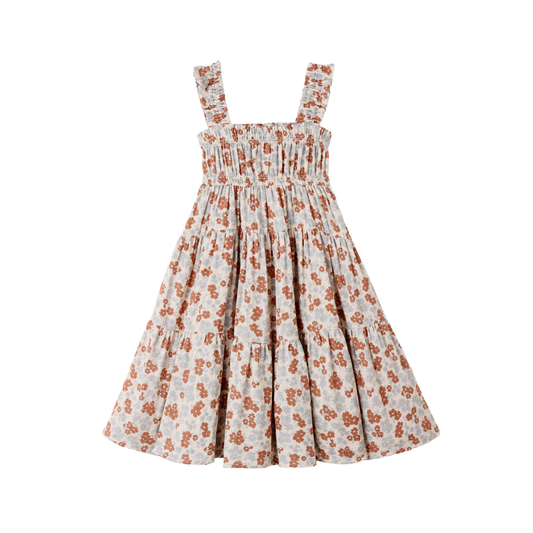Rylee+Cru Natural Josie Americana Floral Sleeveless Dress