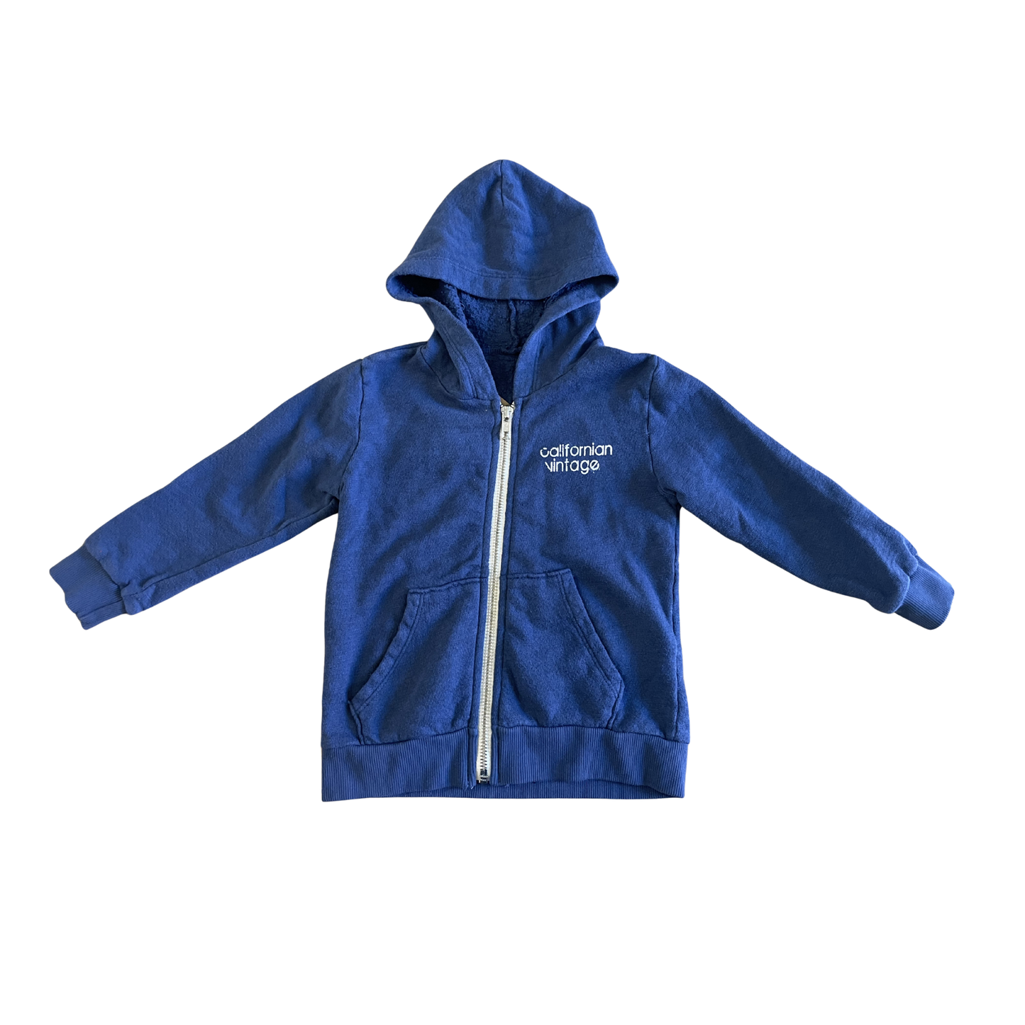 Californian Vintage Light Navy Boxing Gloves Zip Up Hoodies