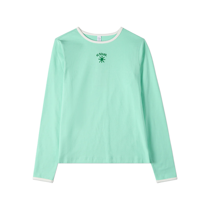 Memoi Mint Le Soleil Long Sleeve T-Shirt