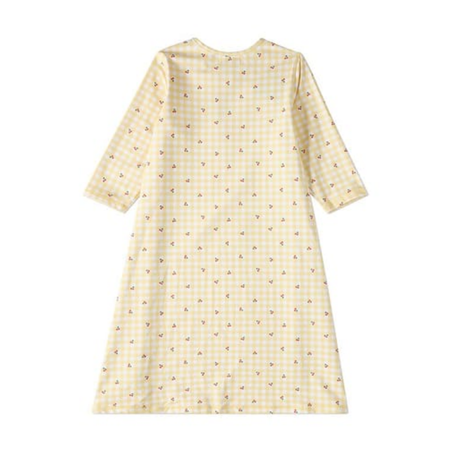 Memoi Cherry Gingham Swim Dress