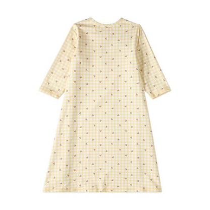 Memoi Cherry Gingham Swim Dress