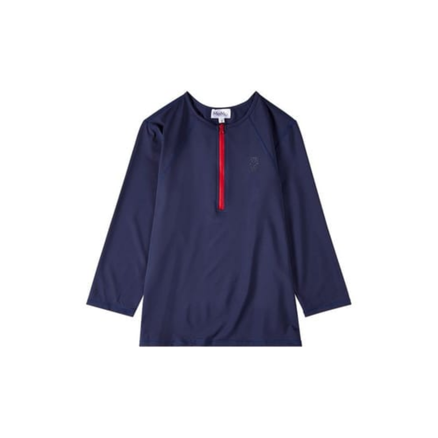 Memoi Half Zip Ladies 3/4 Sleeve Swim Shirt