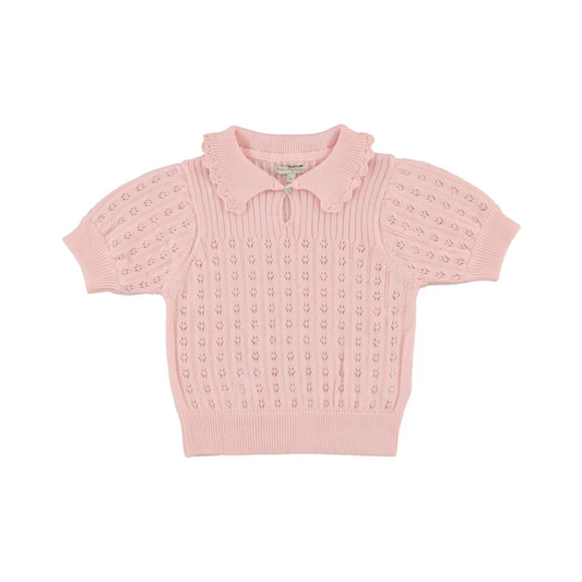 Bebe Organic Blossom Knit Summer Sweater