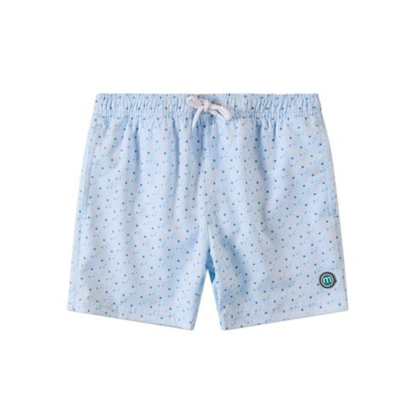 Memoi Logo Print Swim Trunk