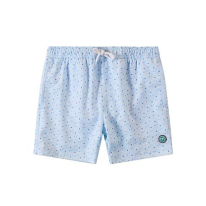 Memoi Logo Print Swim Trunk