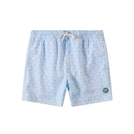 Memoi Logo Print Swim Trunk