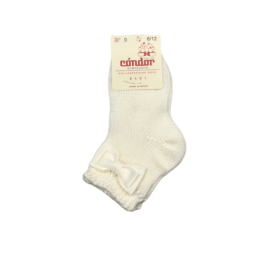Condor Satin Bow Sock