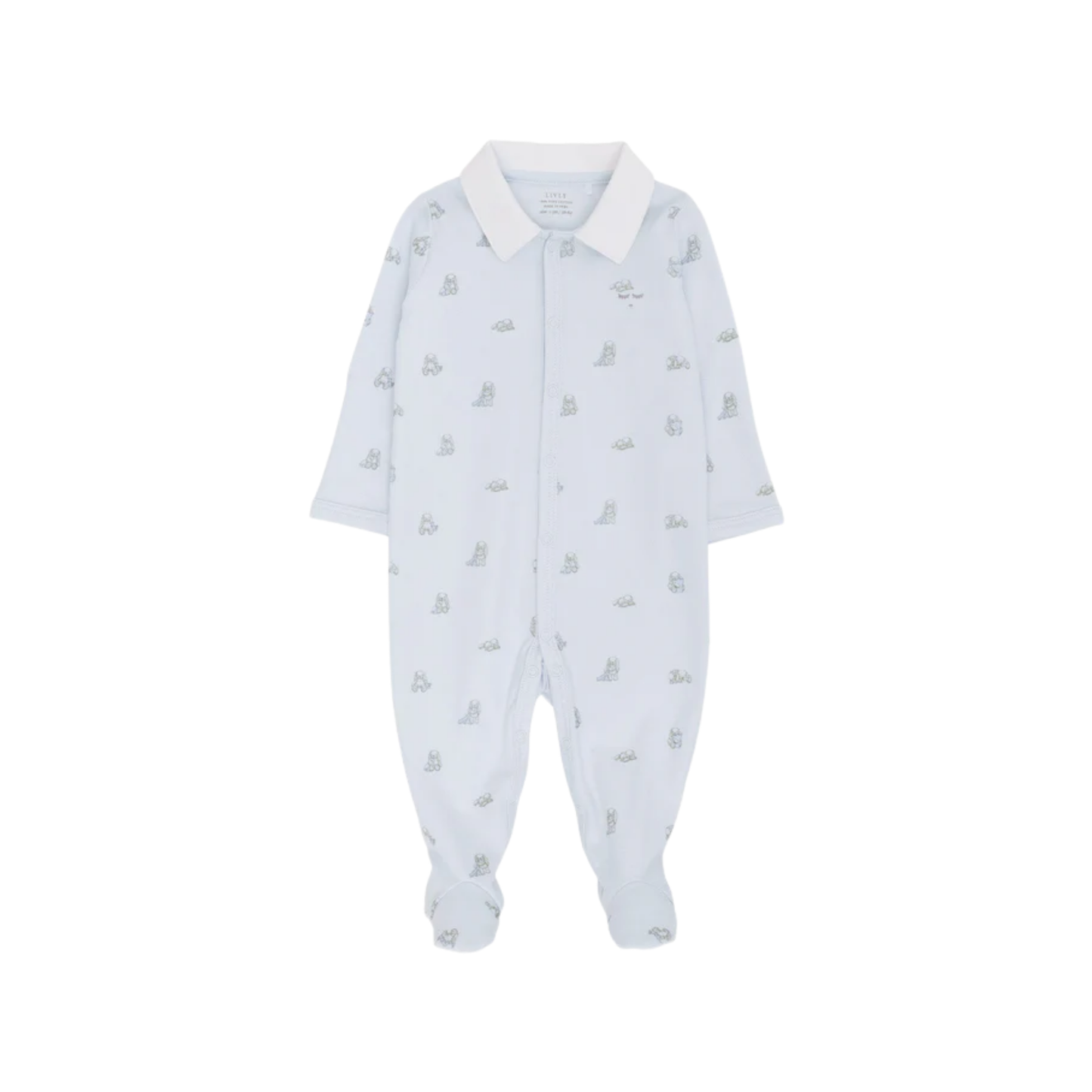 Livly Blue Snuggle Bunny Marley Remi Footie
