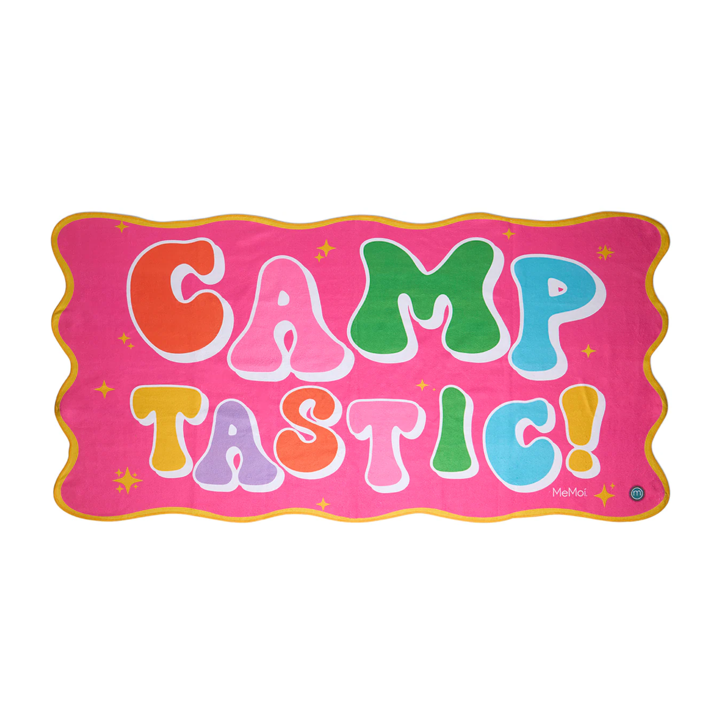 Memoi Hot Pink CampTastic Beach Towel