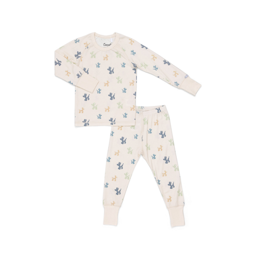 Coccoli Whisper Dogs Balloons Pajama