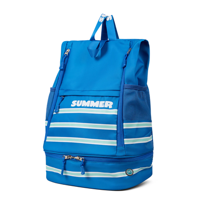 Memoi Blue Summer Striped Bag