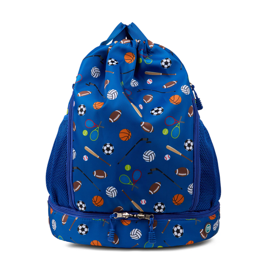 Memoi Blue All Over Sports Bag