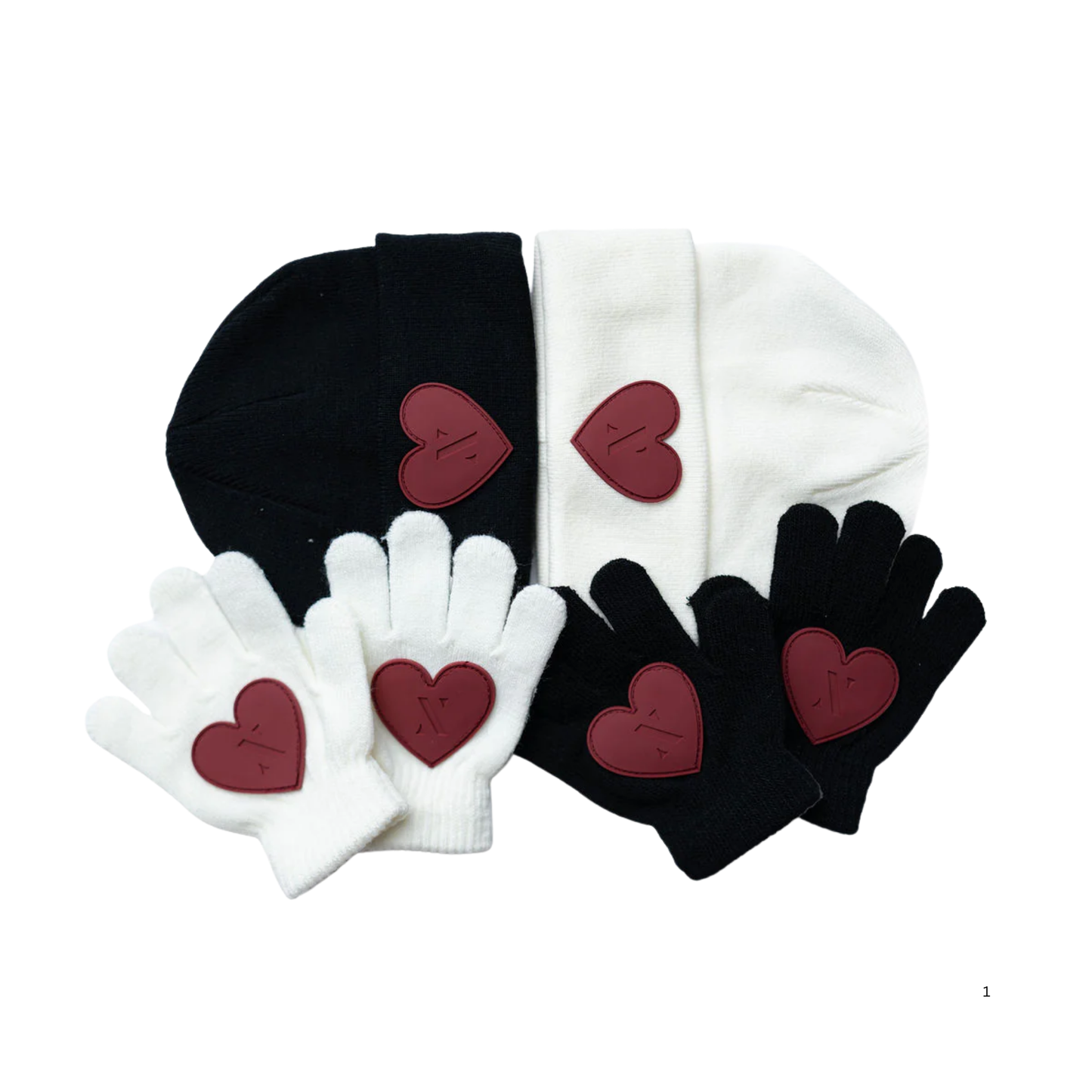 Nicsessories Rubber Heart Gloves