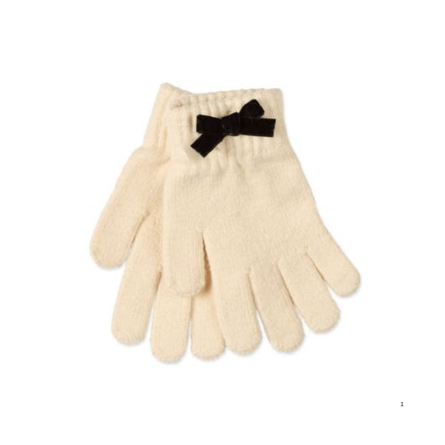 Memoi Bow Cuffed Gloves