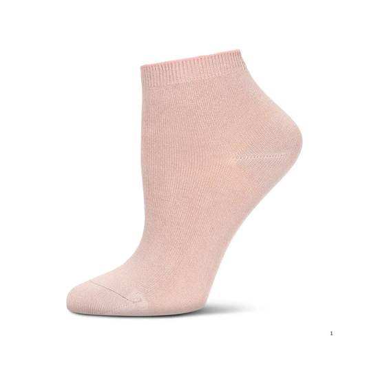Memoi Kids Basic Soft Rayon from Bamboo Anklet Socks Blush - Mk-6066