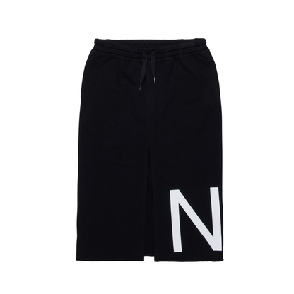 N°21 Black Logo French Terry Skirt