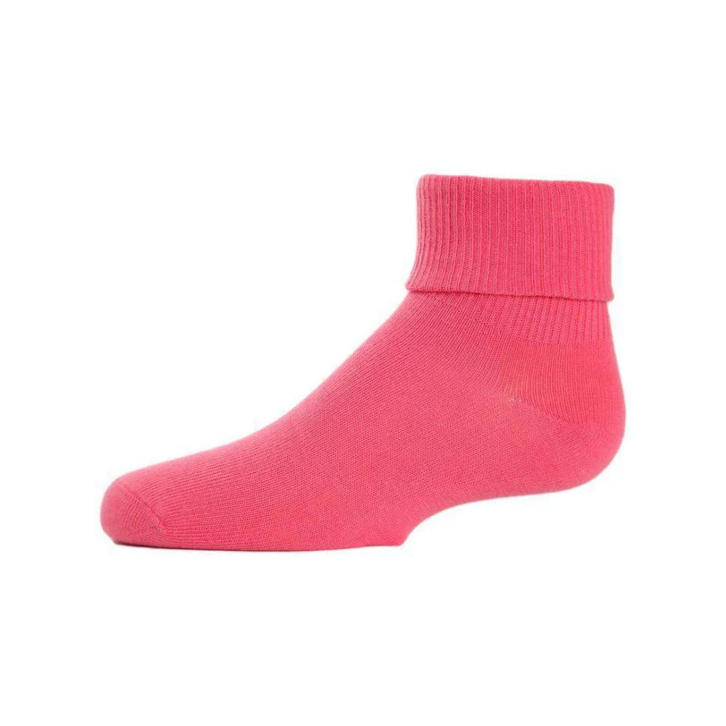 Memoi Coral Kids Triple Roll Cotton Blend Ankle Socks
