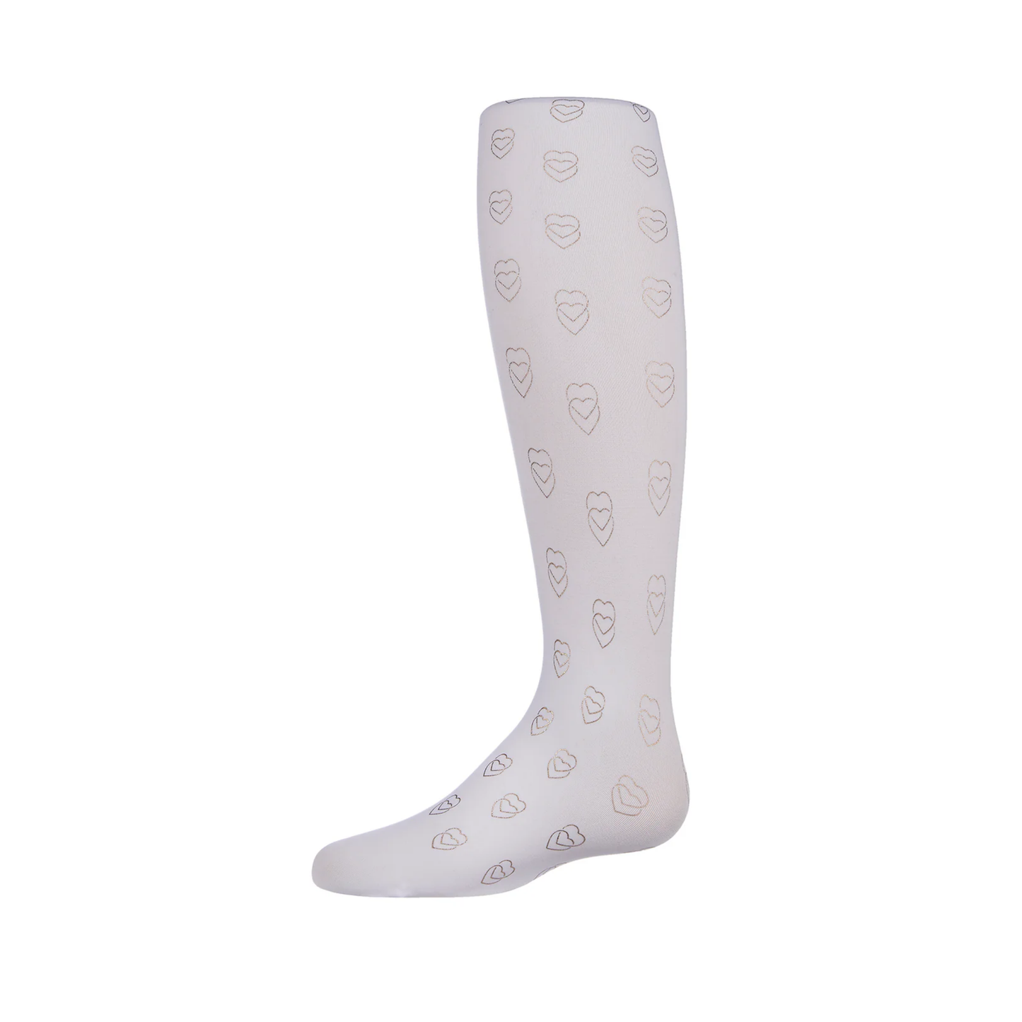 Memoi Feet Your Heart Out Printed Girls Tights - Mkf-4021