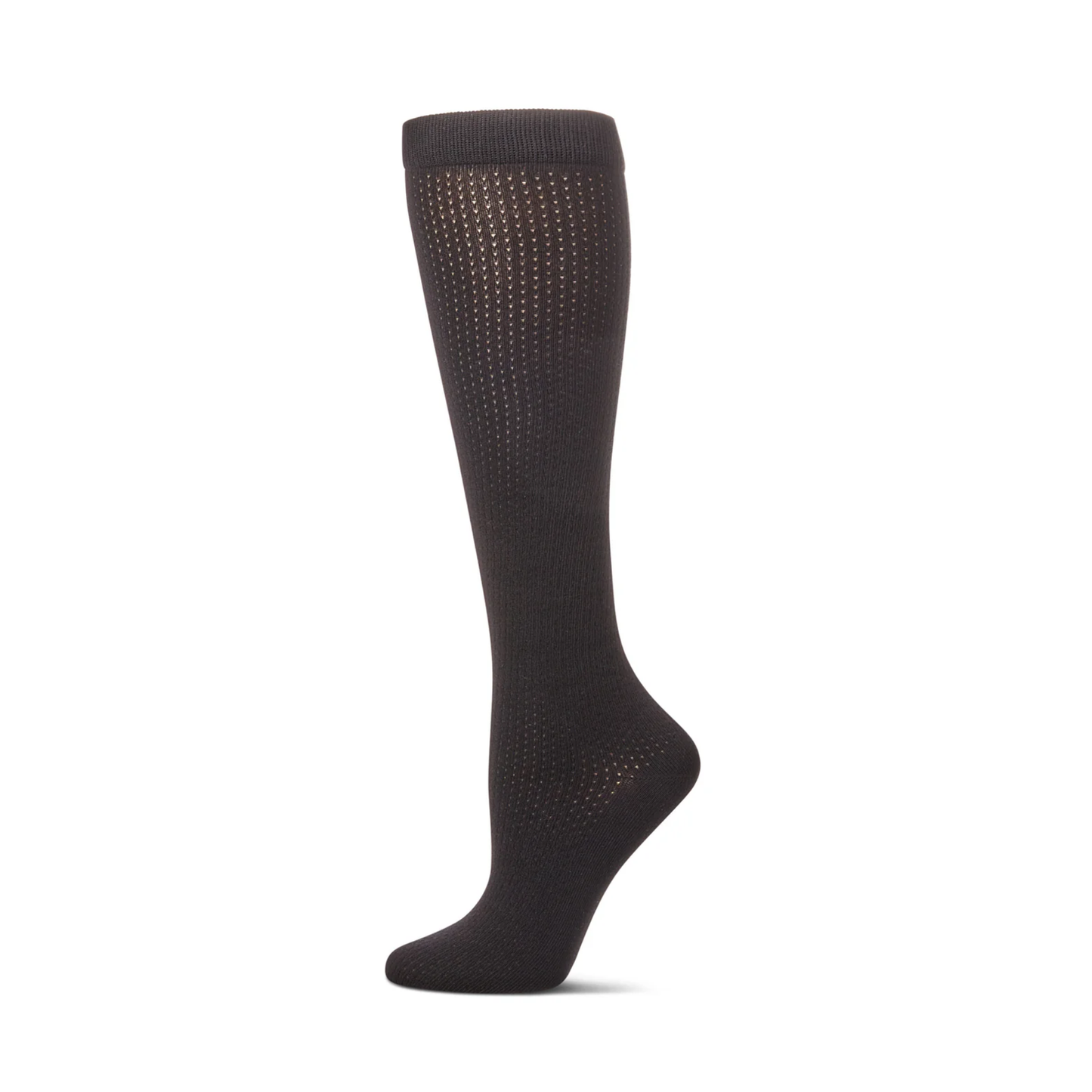 Memoi Girls Pointelle Dot Knee High Socks - Mkf-2008
